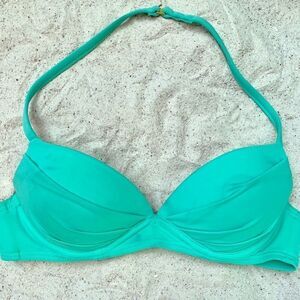 SEAFOAM GREEN UNDERWIRE PADDED VS SWIM TOP 32A